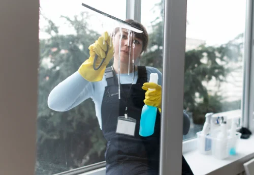 Nettoyage de vitres intérieures et extérieures à Joussé